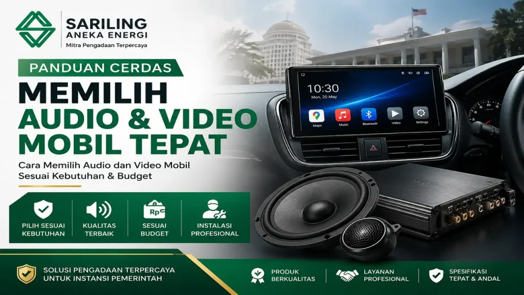 Cara memilih audio dan video mobil sesuai kebutuhan kendaraan dinas bersama Sariling Aneka Energi