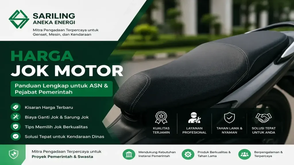 Harga jok motor panduan lengkap untuk ASN dan pejabat pemerintah dari Sariling Aneka Energi