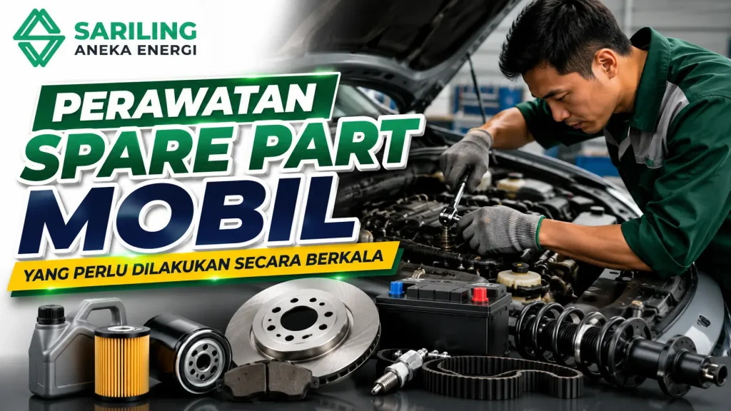 Perawatan spare part mobil secara berkala untuk menjaga performa, keamanan, dan umur pakai kendaraan.