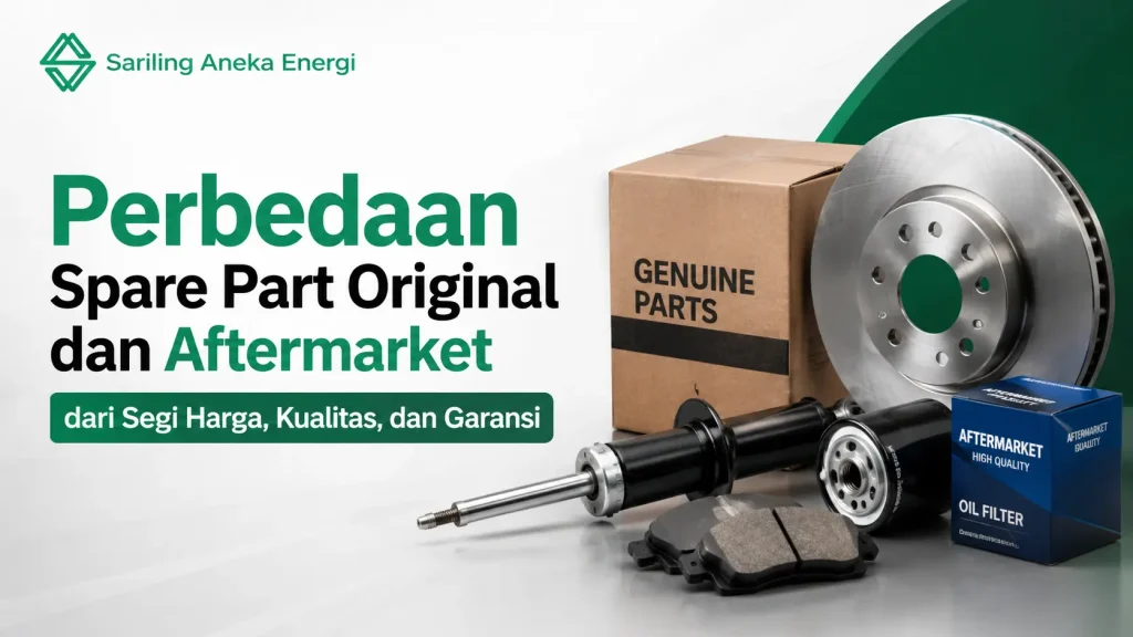 Perbedaan spare part original dan aftermarket dari segi harga kualitas dan garansi
