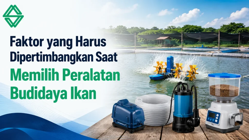 Faktor yang harus dipertimbangkan saat memilih Peralatan Budidaya Ikan sesuai kebutuhan budidaya
