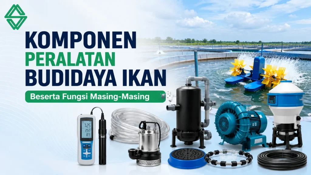 Komponen Peralatan Budidaya Ikan beserta fungsi masing-masing