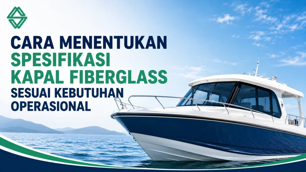 Spesifikasi Kapal Fiberglass sesuai kebutuhan operasional di perairan