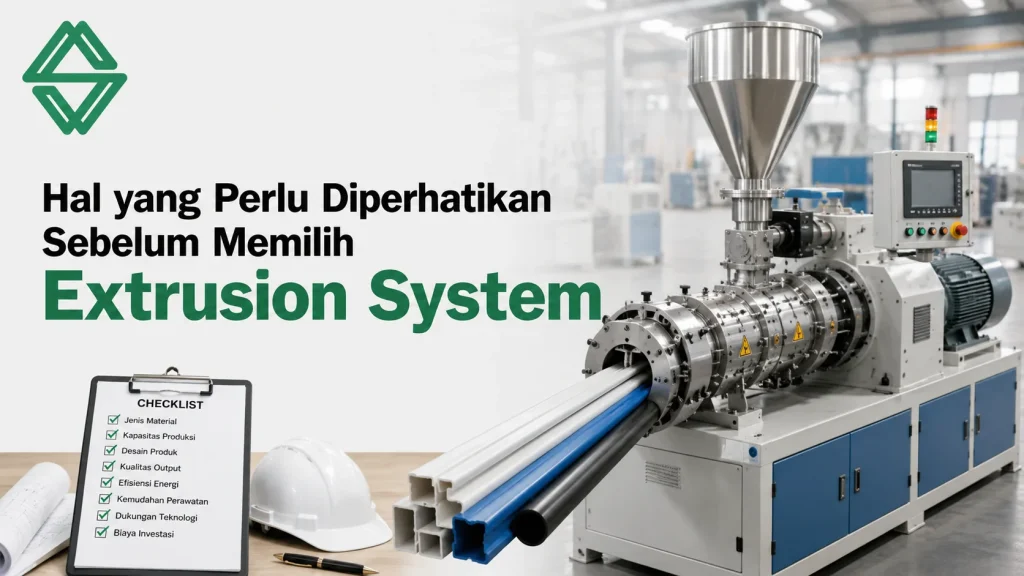 Vendor Pengadaan Extrusion System yang menyediakan mesin ekstrusi berkualitas untuk mendukung kebutuhan produksi industri manufaktur secara efisien