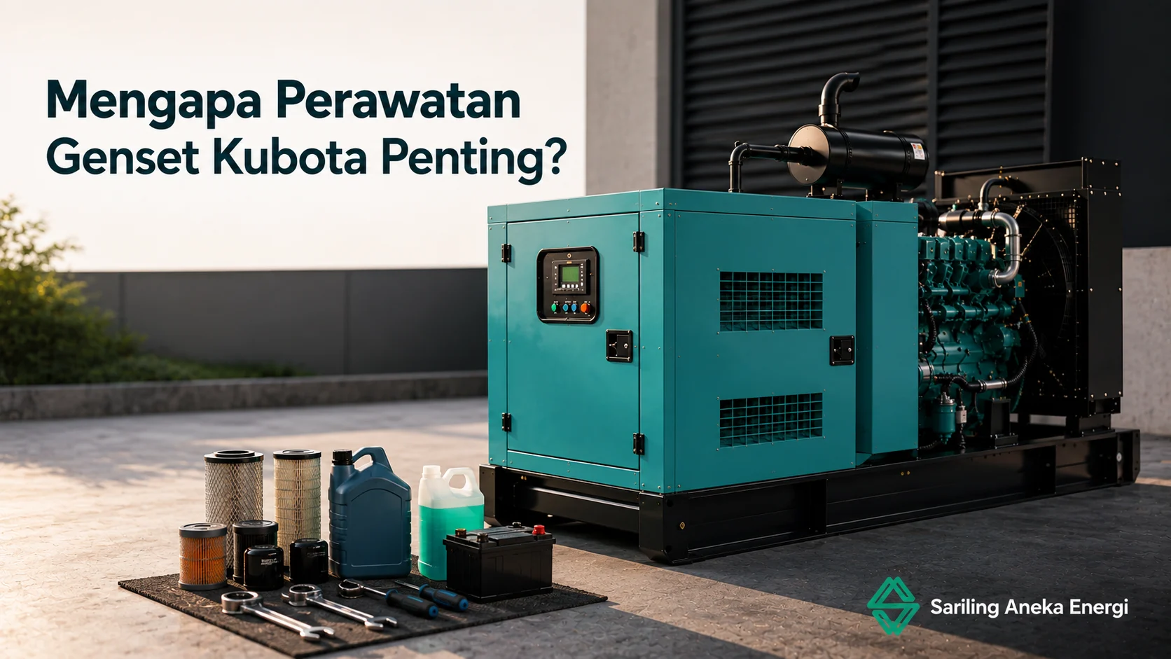 Perawatan Genset Kubota untuk menjaga performa mesin.