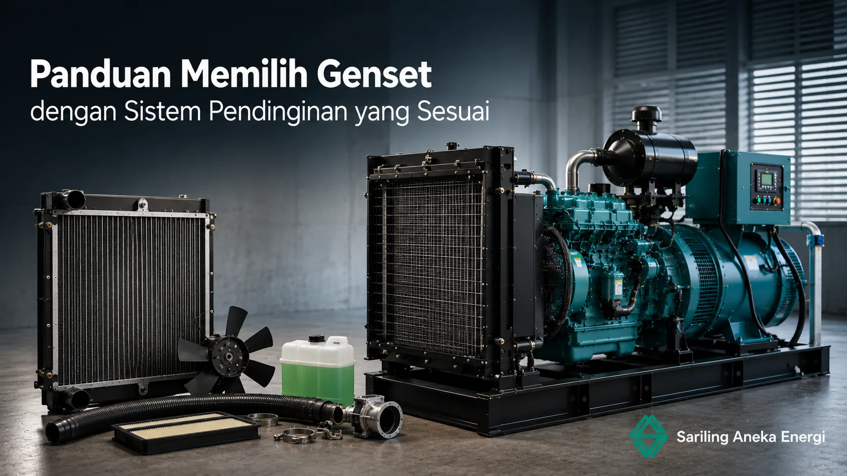 Panduan memilih genset dengan sistem pendinginan yang sesuai.