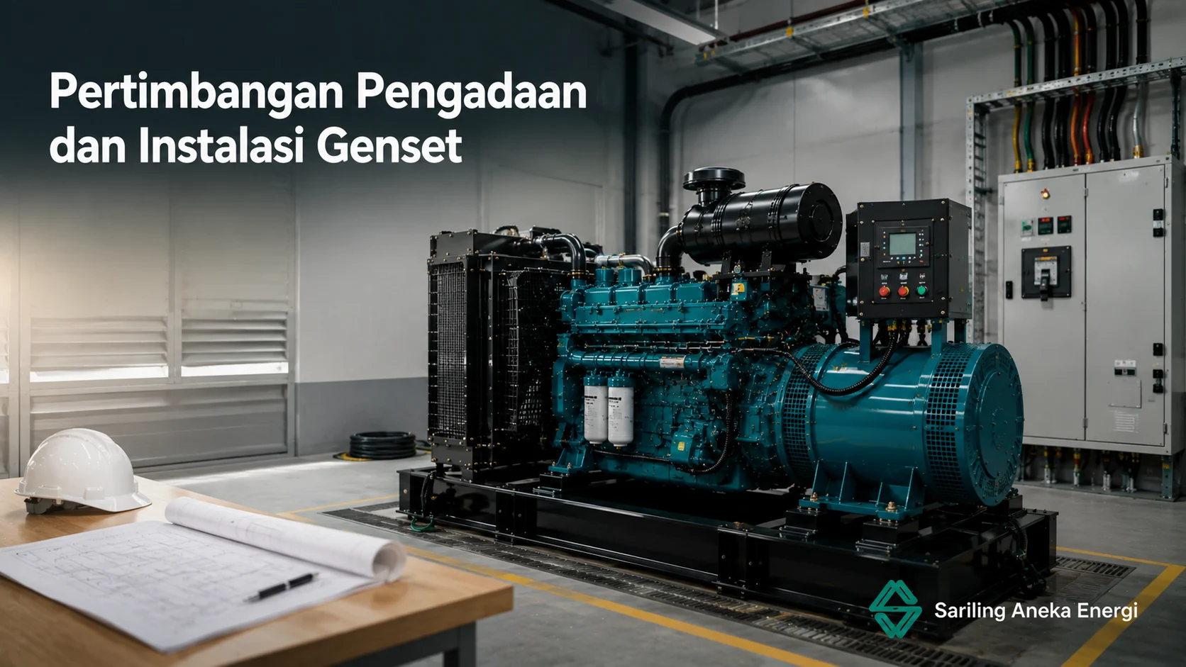 Pertimbangan pengadaan dan instalasi genset.