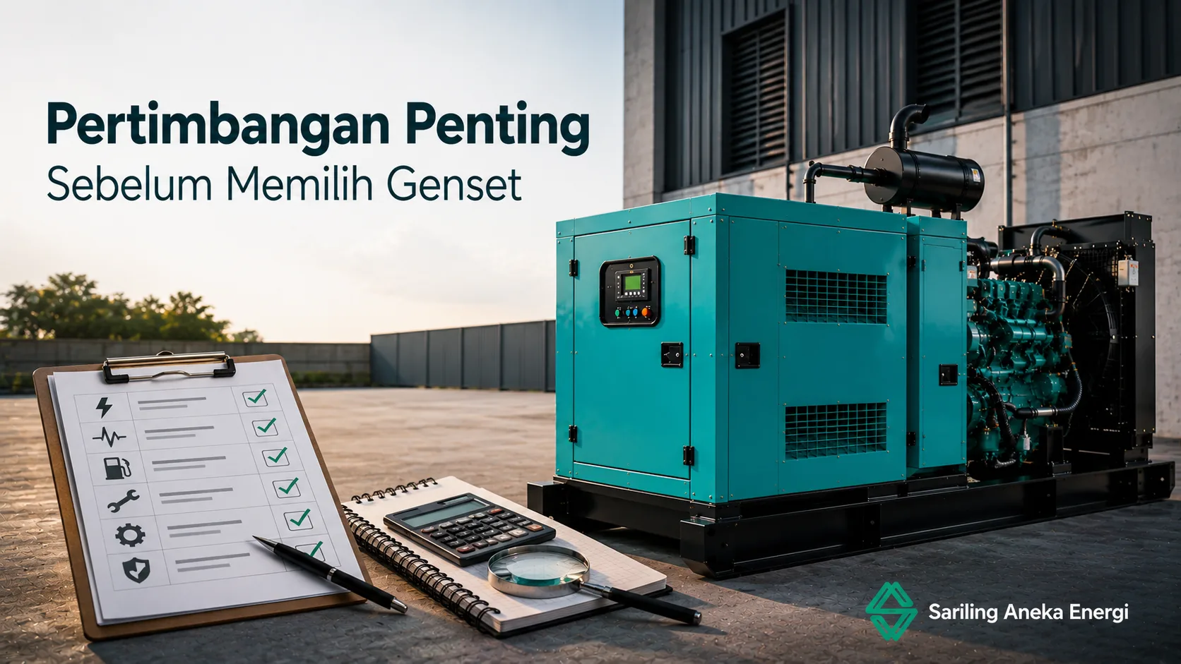 Pertimbangan penting sebelum memilih genset sesuai kebutuhan.