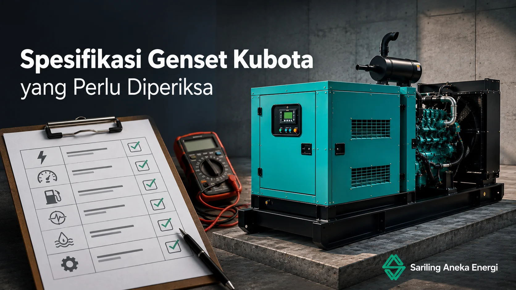 Spesifikasi Genset Kubota yang Perlu Diperiksa.
