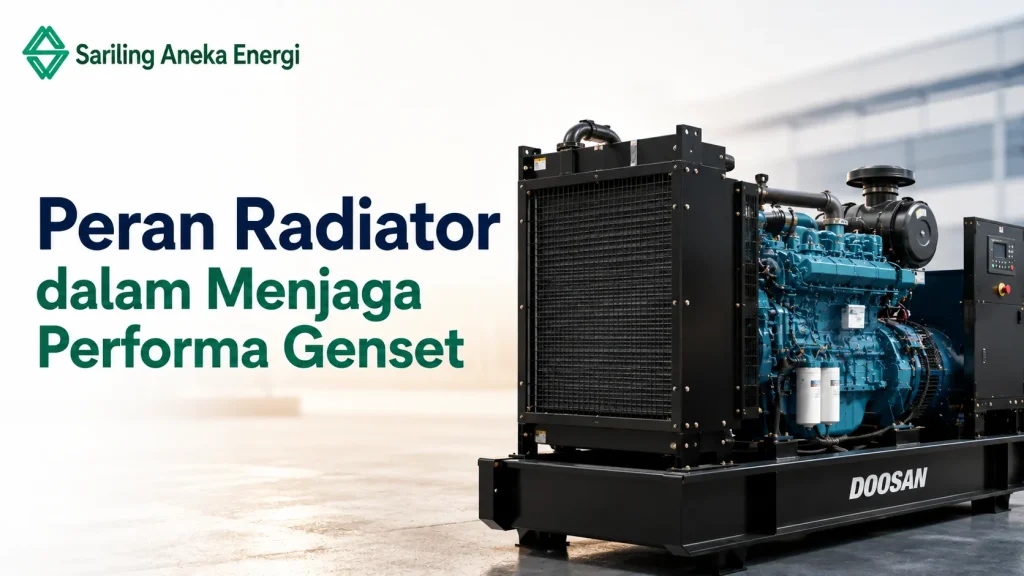Daftar produk genset resmi e-katalog dengan radiator Genset Doosan