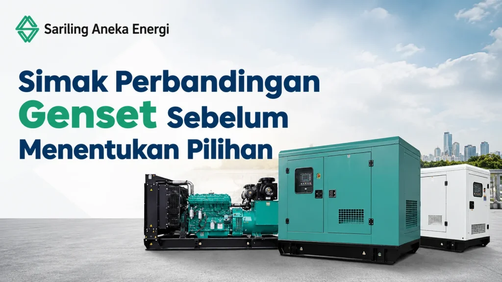 Distributor genset resmi untuk perbandingan genset sebelum menentukan pilihan.