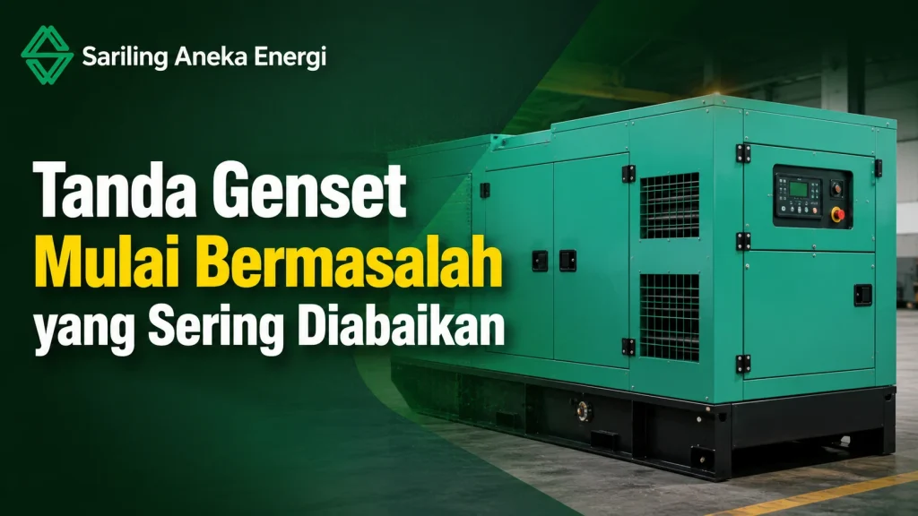 E-katalog pengadaan genset untuk mengenali tanda genset mulai bermasalah.