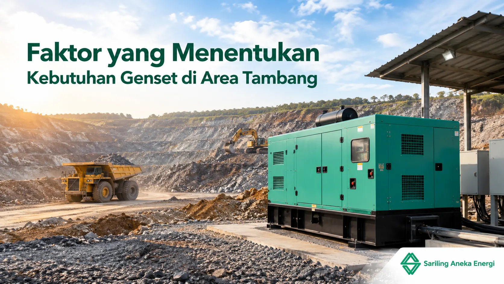 Faktor yang Menentukan Kebutuhan Genset di Area Tambang
