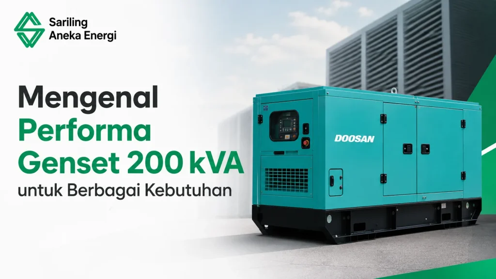 Genset Doosan 200 kVA E-Katalog LKPP untuk berbagai kebutuhan.