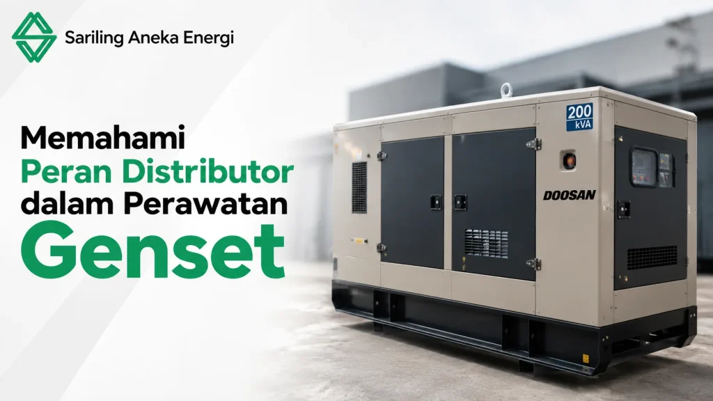 Distributor Genset Doosan 200 kVA untuk perawatan dan layanan teknis.
